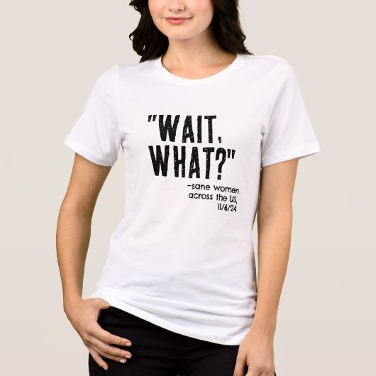 Dag na de verkiezingen Tri-Blend shirt (Voorkant)