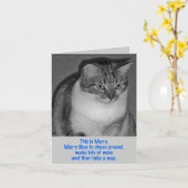 Dag na geboorte - Wees Mary Kaart (Gele Bloem)