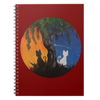 Dag/Nacht Katten Notitieboek