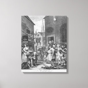 Dag, Noon, 1738 Canvas Afdruk