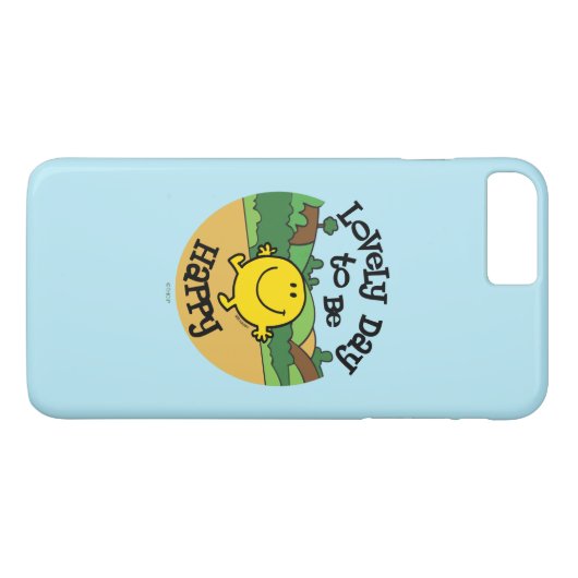 Dag om Mr Happy te zijn Case-Mate iPhone Case (Achterkant (Horizontaal))