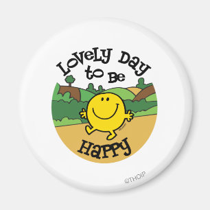 Dag om Mr Happy te zijn Magneet