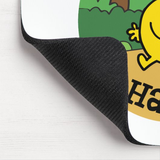 Dag om Mr Happy te zijn Muismat (Hoek)