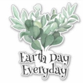 Dag op aarde elke dag, bespaar de planeet sticker (Voorkant)