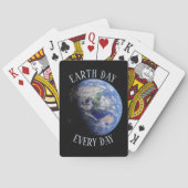 Dag op aarde elke dag pokerkaarten (Achterkant)