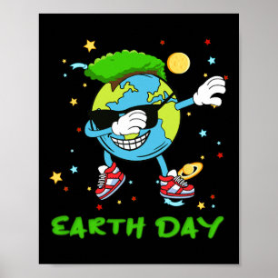 Dag op Aarde elke dag sparen onze planeet Aarde ab Poster