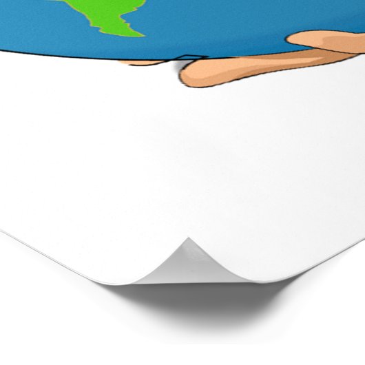 Dag op aarde Elke dag T-shirts en cadeautjes Poster (Hoek)