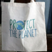 Dag op aarde Iedere dag Bescherm de planeet Tote Bag