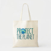 Dag op aarde Iedere dag Bescherm de planeet Tote Bag (Voorkant)