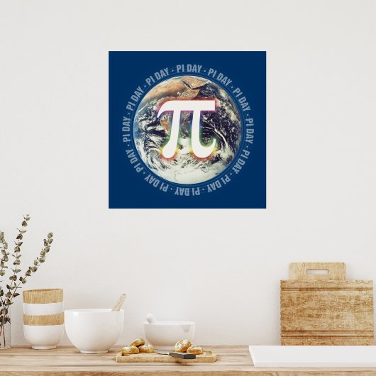 Dag op aarde vieren | WISKUNDE Poster (Keuken)