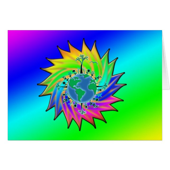 Dag op Aarde ~ Zonnebarst (Voorkant Horizontaal)