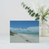 Dag op een tropisch strand briefkaart (Staand voorkant)