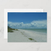 Dag op een tropisch strand briefkaart (Voorkant / Achterkant)