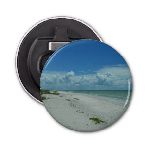 Dag op een tropisch strand button flesopener