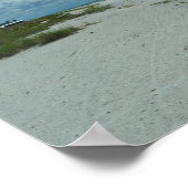 Dag op een tropisch strand poster (Hoek)