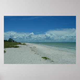 Dag op een tropisch strand poster