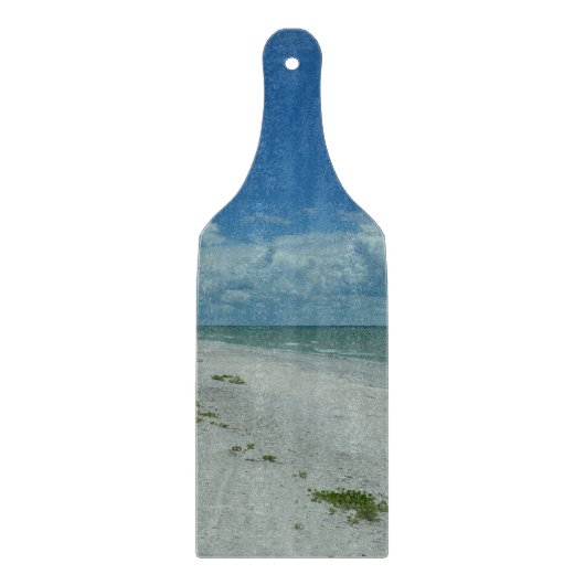 Dag op een tropisch strand snijplank (Voorkant)