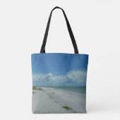 Dag op een tropisch strand tote bag (Achterkant)