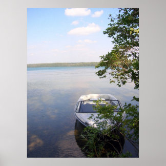 Dag op het meer poster