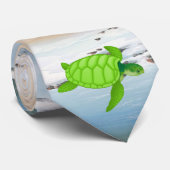 dag op het strand -1 stropdas (Opgerold)