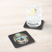 Dag op het strand bier onderzetter (Rechterzijde)