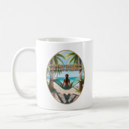 Dag op het strand koffiemok