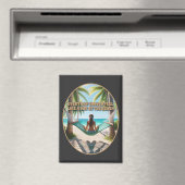 Dag op het strand magneet (Insitu (Vaatwasser))