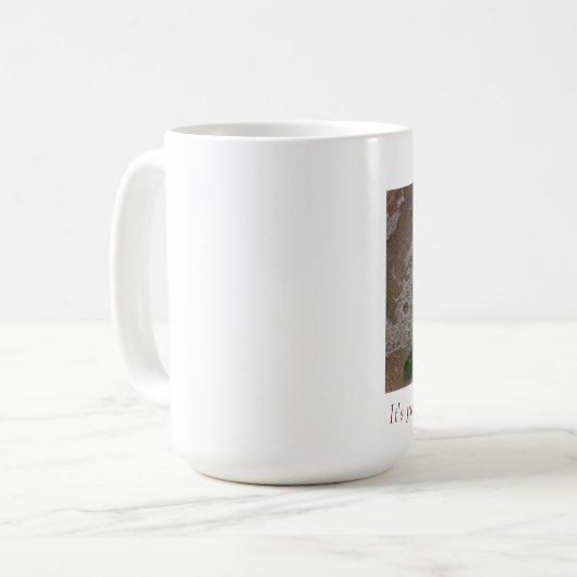 Dag op het strand mok (Voorkant links)