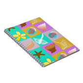 Dag op het strand thema notitieboek (Rechterzijde)