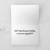 *DAG OP HET STRAND* VERJAARDAG WENSEN KAART (Binnen)