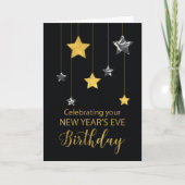 Dag op nieuwjaarsdag van de Eve Star Shine Gold Kaart (Voorkant)