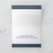 Dag_ pauw van valentijn feestdagen kaart (Binnen)