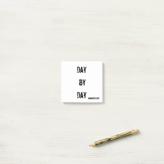 Dag per dag Motivatie opmerking Post-it® Notes (Op bureau)