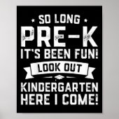 Dag Pre-k kleuterschool Hier kom ik Afstuderen Poster (Voorkant)