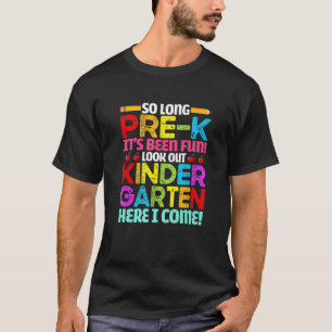 Dag Prek Cute Terug naar school Kindergarte uitzoe T-shirt