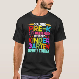 Dag Prek Cute Terug naar school Kindergarte uitzoe T-shirt