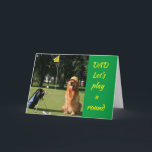 **DAG** PROEF UW SON TE ZIJN **ZWAARDAG** KAART<br><div class="desc">Ze spelen wat GOLF met je vader. Neem de tijd uit en maak hem SPECIAL op zijn SPECIALE DAG en DANK JE ZO VEEL voor het stoppen met een van mijn acht winkels!!!</div>