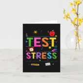 Dag Rock De Test Docent Grappige Testdag Student Kaart (Gele Bloem)