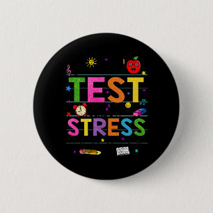 Dag Rock De Test Leraar Grappige Testdag Studen Ronde Button 5,7 Cm