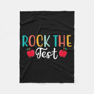 Dag Rock De Test Leraar Testen Dag 1 Fleece Deken