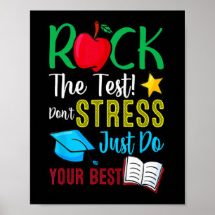 Dag Rock De Test Leraar Testen Dag 2 Poster