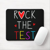 Dag Rock De Test Leraar Testen Dag Grappige Leraar Muismat (Met muis)