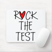 Dag Rock De Test Leraar Testen Dag Grappige Leraar Muismat (Met muis)