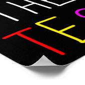 Dag Rock De Test Leraar Testen Dag Grappige Leraar Poster (Hoek)