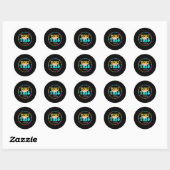 Dag Rock De Test Leraar Testing Dag Je Heb Dit Ronde Sticker (Vel)