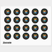 Dag Rock De Test Leraar Testing Dag Je Heb Dit Ronde Sticker (Vel)