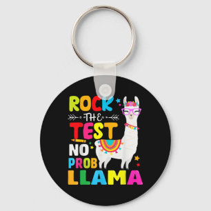 Dag Rock De Test Leren Geen Prob Llama Leraar Sleutelhanger
