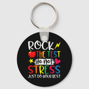 Dag Rock Test Leraar Test Dag Leraar Sleutelhanger