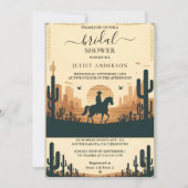 Dag Rodeo Retro Paard Rustiek Western Vrijgezellen Kaart (Voorkant)