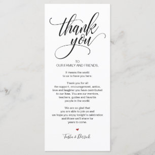 Dag rond feestdag Dank u dat u een instelkaart heb Programmakaart